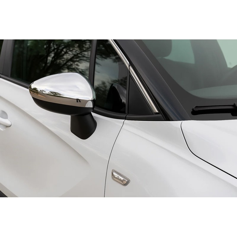 Накладки на дзеркала (2 шт., Нерж.) Carmos - Турецька сталь для Citroen C-4 Picasso 2013-2022 рр Накладки на дзеркала (2 шт., Нерж.) Carmos - Турецька сталь для Citroen C-4 Picasso 2013-2022 рр