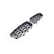 Ноздри Diamond Black (хром окантовка) для BMW 5 серия F-10/11/07 2010-2016 гг