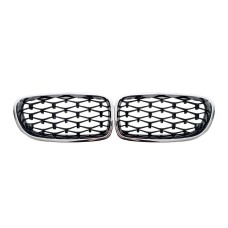 Ноздри Diamond Black (хром окантовка) для BMW 5 серия F-10/11/07 2010-2016 гг