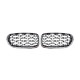 Низдрые Diamond Silver (хром окантовка) для BMW 5 серия F-10/11/07 2010-2016 гг