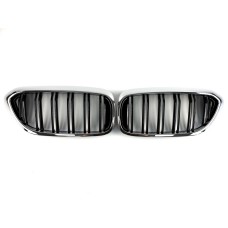 Ноздри M-Look (2017-2020, черный глянец с хром окантовкой) для BMW 5 серия G30/31