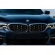 Жабры Diamond Silver V1 (2017-2020, хромированная окантовка) для BMW 5 серия G30/G31 2017–2023 гг