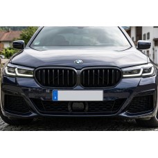 Ноздри 1 Bar (2021-2026, Черный Матовый) для BMW 5 серия G30/G31 2017–2023 гг