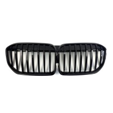 Ніздрі 1 Bar (2019-2022, чорний глянець) для BMW 7 серія G11/G12
