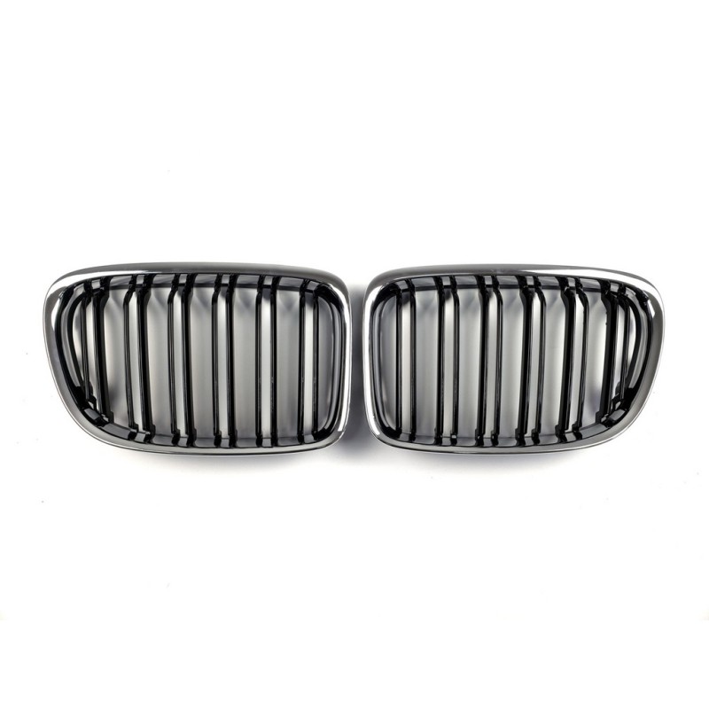 Низдрые M-Look (черный глянец с хром окантовкой) для BMW X1 E-84 2009-2015 гг