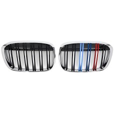 Ноздри M-Look (2015-2019, M-Color с хром окантовкой) для BMW X1 F-48