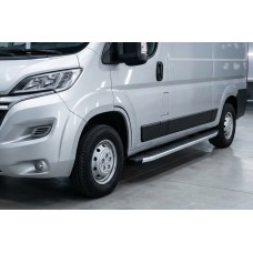 Боковые Подножки Fullmond (2 шт, алюминий) Короткая База для Citroen Jumper 2007-2025 гг
