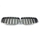 Низдрые M-Look (черный глянец с хром окантовкой) для BMW X5 E-70 2007-2013 гг