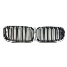 Ніздрі M-Look (чорний глянець з хром окантовкою) для BMW X5 E-70 2007-2013 рр