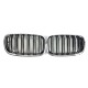Низдрые M-Look (черный глянец с хром окантовкой) для BMW X6 E-71 2008-2014 гг
