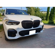Ніздрі 1 Bar (2019-2022, чорний глянцевий) для BMW X5 G05 2019- рр
