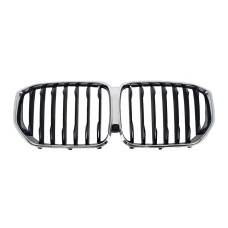 Ніздрі 1 Bar (2019-2022, чорний глянець з хром окантовкою) для BMW X5 G05 2019- рр