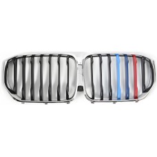 Ніздрі 1 Bar (2019-2022, M-Color з хром окантовкою) для BMW X5 G05 2019- рр