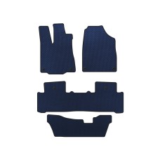 Коврики EVA (3 ряда, Синий) для Acura MDX 2013-2020 гг