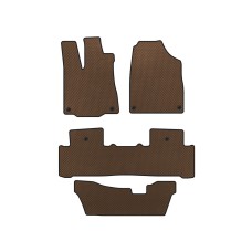 Коврики EVA (3 ряда, Коричневый) для Acura MDX 2013-2020 гг
