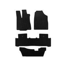 Коврики EVA (3 ряда, Черный) для Acura MDX 2013-2020 гг