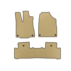Коврики EVA (2 ряда, Бежевый) для Acura MDX 2013-2020 гг