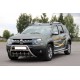 Кенгурятник з написом WT004 (нерж.) для Dacia Duster 2008-2018 рр