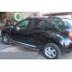 Бічні труби з вставками (2 шт., нерж.) для Renault Duster 2008-2017 рр