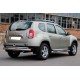 Бічні труби з вставками (2 шт., нерж.) для Renault Duster 2008-2017 рр