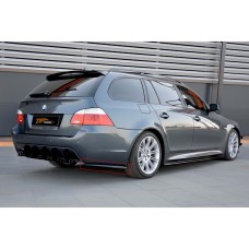 Задні FLAP накладки DPT (чорний глянець) для BMW 5 серія E-60/61 2003-2010 рр