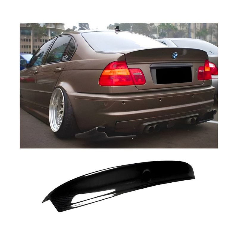 Спойлер CSL-style V1 (для SD, черный глянец) для BMW 3 серия E-46 1998-2006 гг