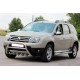 Бічні труби з втавками (2 шт., нерж.) для Dacia Duster 2008-2018 рр