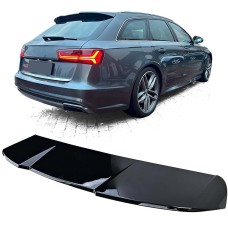 Спойлер DPT V2 (SW, чорний глянець) для Ауди A6 C7 2011-2017 рр