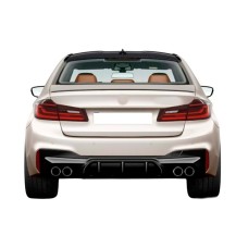 Задний диффузор DPT (для M5, Черный Глянец) для BMW 5 серия G30/G31 2017-2023 гг