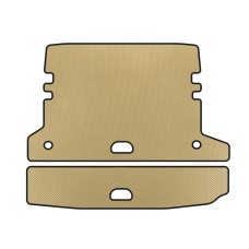Килимок в багажник EVA V-2 (для F-31, Бежевий) для BMW 3 серія F-30/31/34 2012-2019 рр