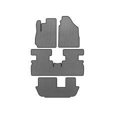 Коврики EVA (3 ряда, Серый) для Jetour X70