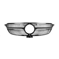 Тюнинг решетка Diamond Black (GLE) Без камеры для Mercedes GLE/ML сlass W166