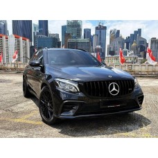 Передня решітка 2015-2019 (GT Panamericana Black) для Mercedes GLC coupe C253