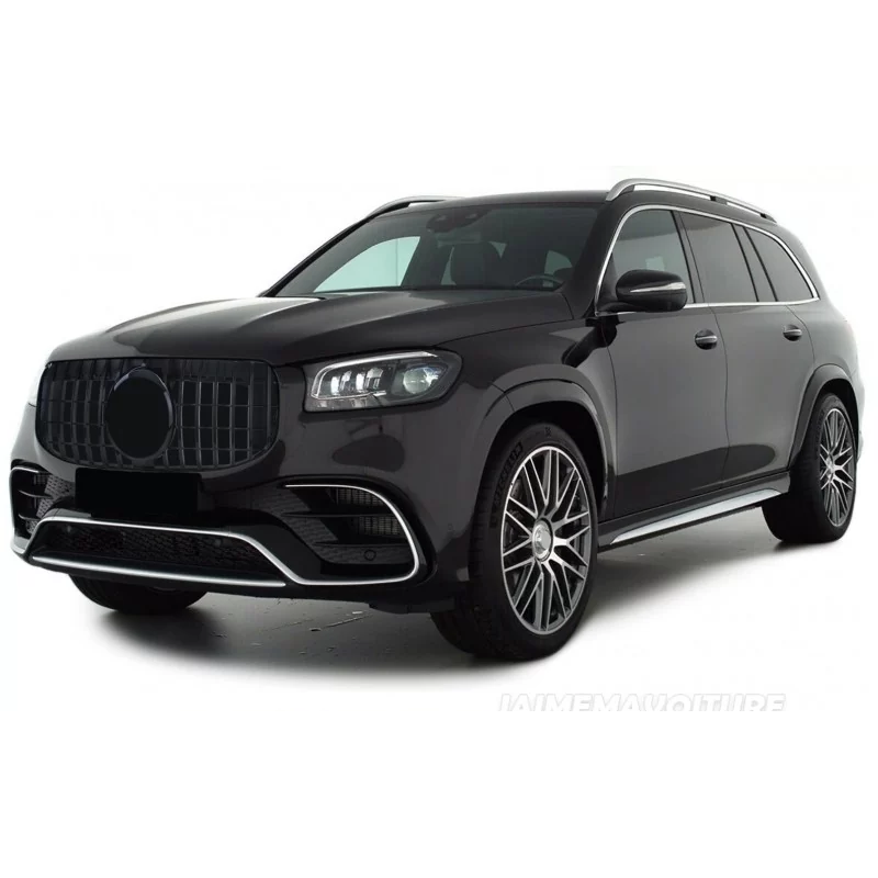 Передняя решетка 2019-2023 (GT Panamericana Black) для Mercedes GLS X167