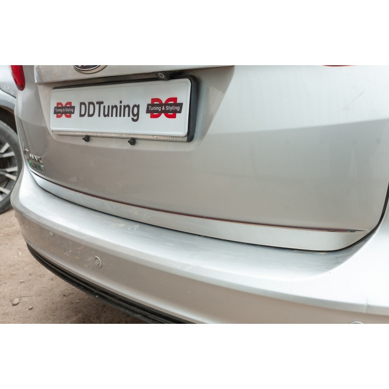 Кромка багажника (нерж.) OmsaLine - Італійська нержавійка для Ford C-Max/Grand C-Max 2010-2019 рр