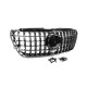 Передняя решетка GT Panamericana Black Premium Без рамки для Mercedes Sprinter W907/W910 2018- гг