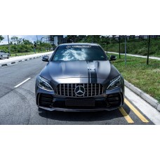 Передній бампер в зборі (дизайн C63 GT) для Mercedes C-сlass W205 2014-2021рр