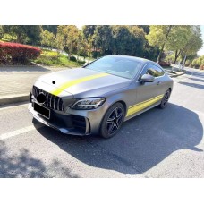 Комплект обвісів з дифузором для Coupe (дизайн Black Mamba C63GT) для Mercedes C-сlass W205 2014-2021рр