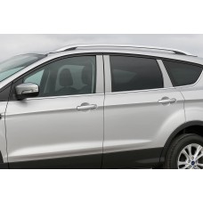 Молдинг дверних стійок (нерж.) для Ford Kuga/Escape 2013-2019 рр