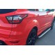 Боковые Подножки Fullmond (2 шт, алюминий) С молдингами на дверях для Ford Kuga/Escape 2013-2019 гг