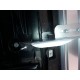 Бокові пороги Fullmond (2 шт, алюм.) З чорним листям на дверях для Ford Kuga/Escape 2013-2019 рр
