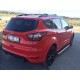 Бокові пороги Fullmond (2 шт, алюм.) З чорним листям на дверях для Ford Kuga/Escape 2013-2019 рр
