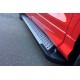Боковые Подножки Allmond Grey (2 шт, Алюминий) С черной накладкой на дверях для Ford Kuga/Escape 2013-2019 гг