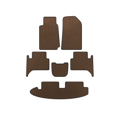 Коврики EVA (3 ряда, Коричневый) для Chevrolet Trailblazer 2012-2019 гг