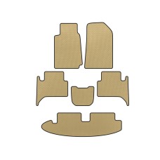 Коврики EVA (3 ряда, Бежевый) для Chevrolet Trailblazer 2012-2019 гг