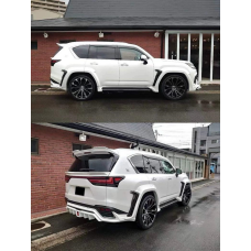 Комплект обвісів (Wald) Натуральний карбон для Lexus LX 500d/600