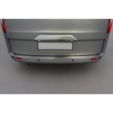 Хром планка над номером (без камери, нерж.) для Ford Custom 2013-2022 рр