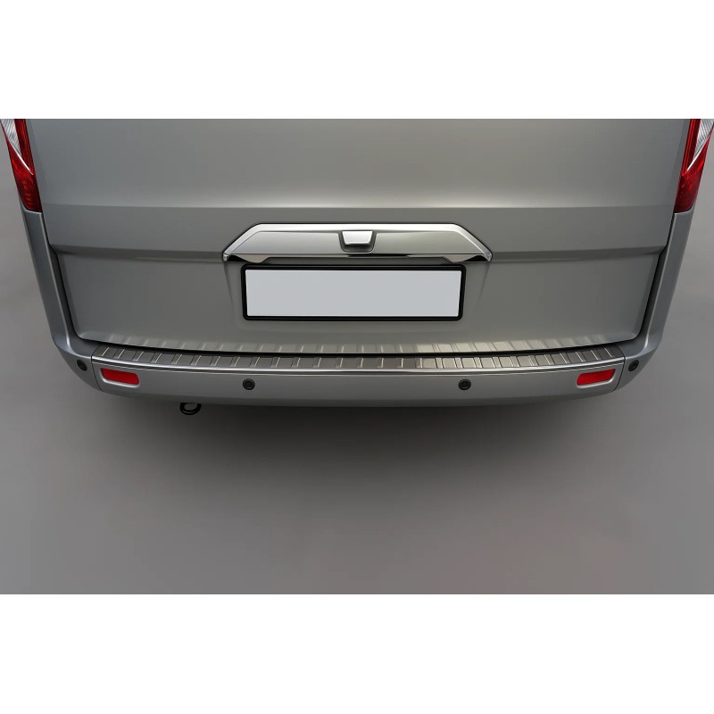 Хром планка над номером (під камеру, нерж.) для Ford Custom 2013-2022 рр