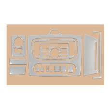 Накладки на панель Clima (Mini-set, Алюміній) для Ford Focus II 2008-2011 рр