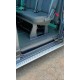 Бокові пороги Allmond Grey (2 шт., алюм.) Коротка база для Ford Custom 2013-2022 рр
